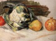 Pierre-Auguste Renoir Cauliflower and pomegranates painting